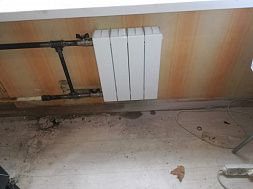 Замена батарей отопления